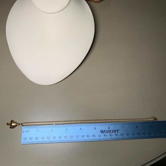 Whimsical Mushroom Pendant Necklace, 19” chain - Picture 8 of 10